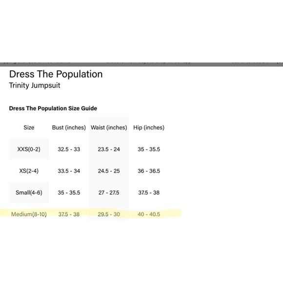 Dress the Population Jumpsuit White & Silver Sequin Long Sleeve - Picture 8 of 12